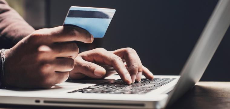 credit card laptop