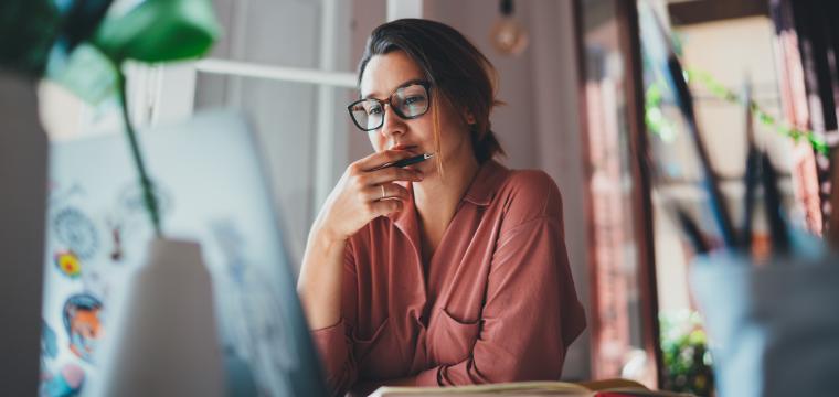 Person deciding between equity and debt finance