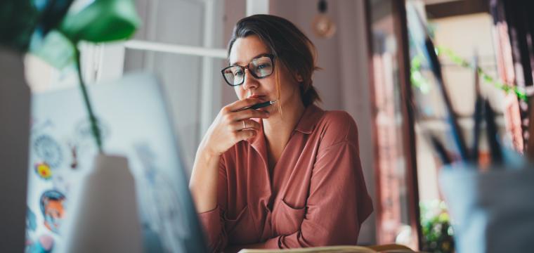 Person deciding between equity and debt finance