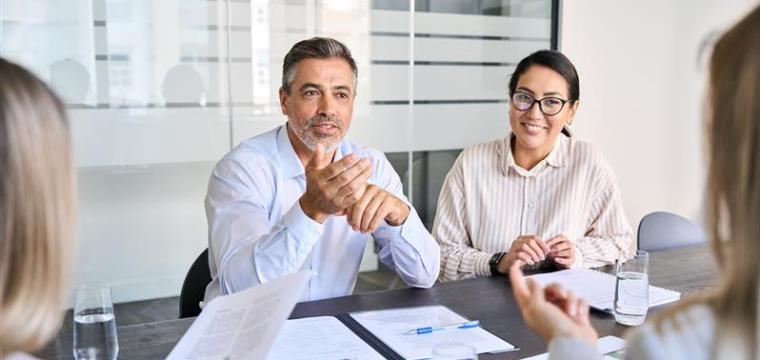 Directors in a board meeting