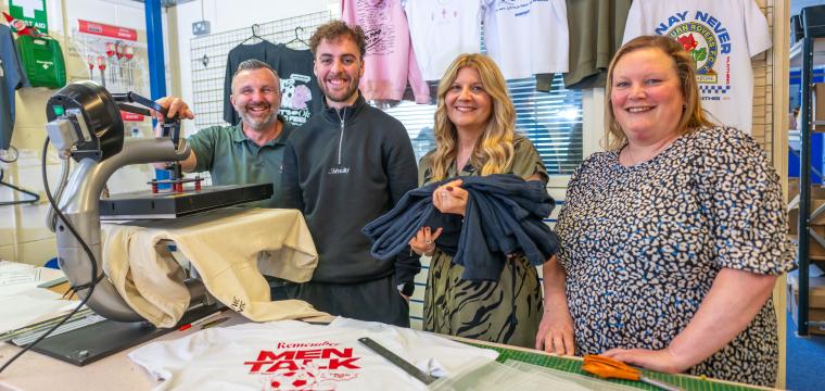Andrew Harrison, Owner, QTS; Callum O'Neill, QTS; Nicola Edwards, Development Bank of Wales; Donna Strohmeyer, Development Bank of Wales