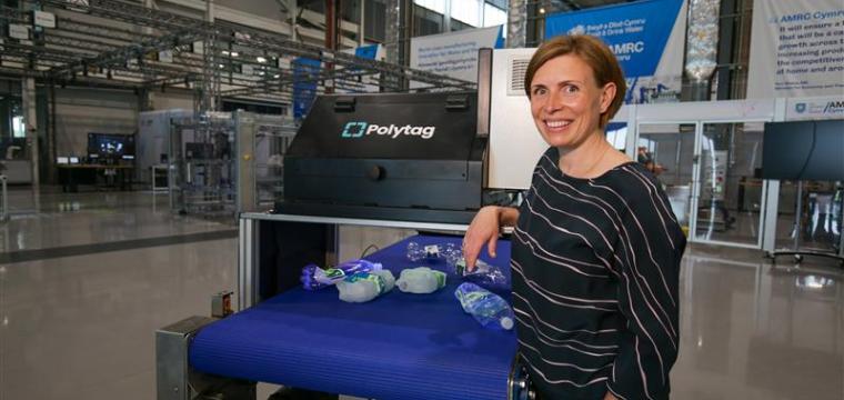 Woman working at Polytag