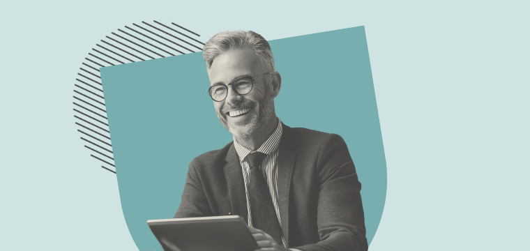 A man working on a laptop