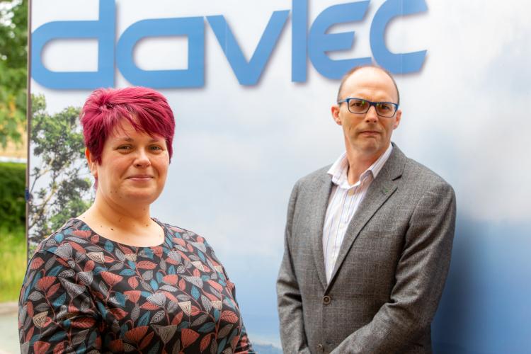 Nia Davies (Davlec) and Stewart Williams (Development Bank of Wales)