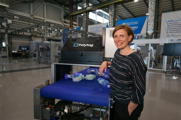 Woman working at Polytag